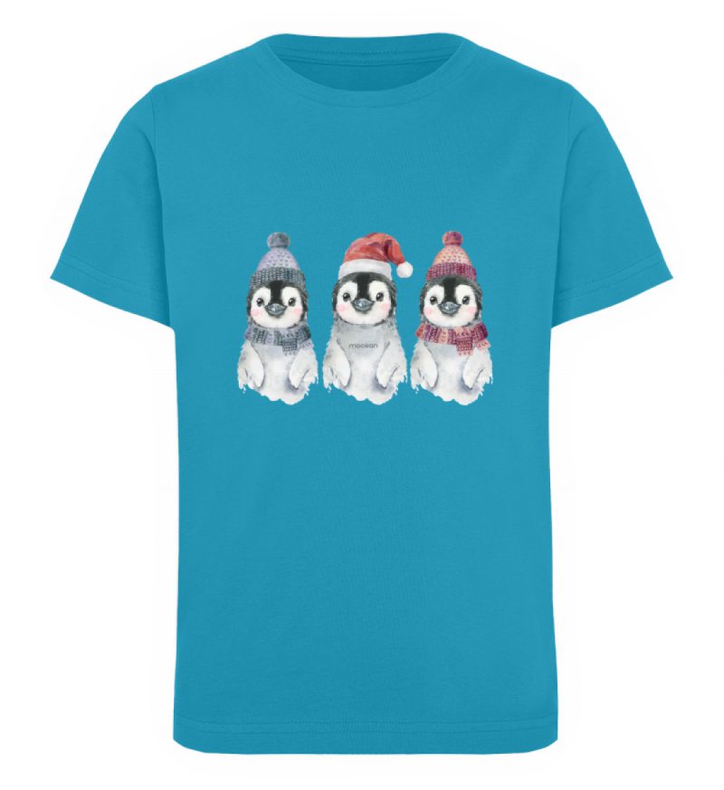 Pinguin Wintertrio - Kinder Organic T-Shirt-6877