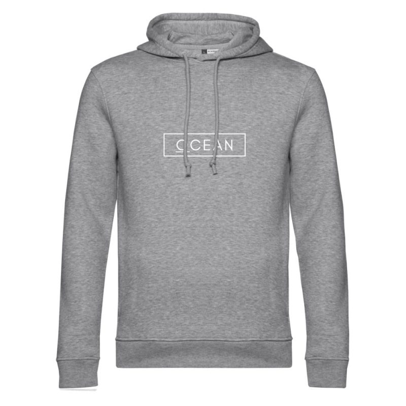 mocean Classy Ocean Unisex Hoodie in heathergrey