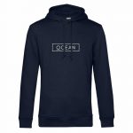 mocean Classy Ocean Unisex Hoodie in navyblue