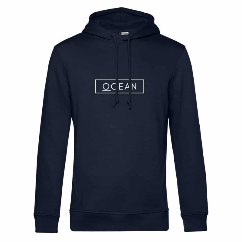 mocean Classy Ocean Unisex Hoodie in navyblue