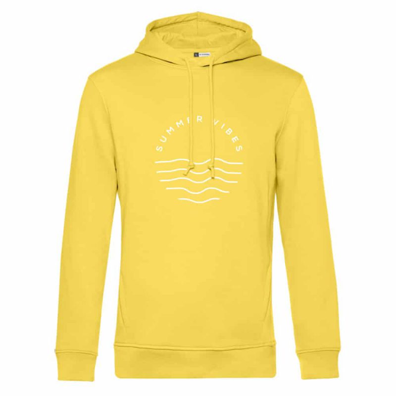 mocean Classy Summervibes Unisex Hoodie in gelb