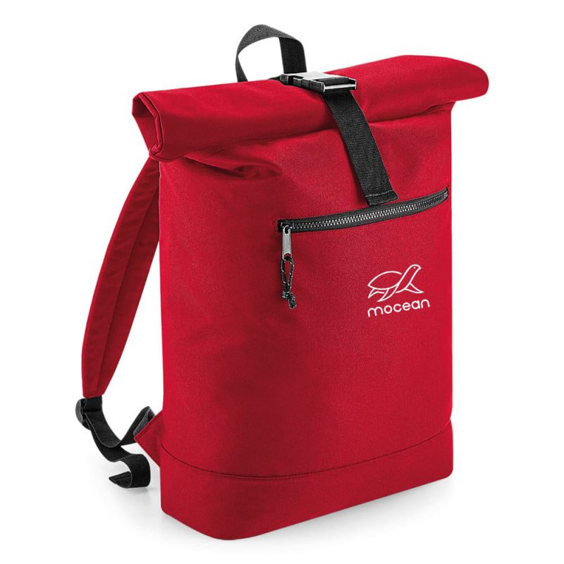 mocean Roll-Top Bag in rot