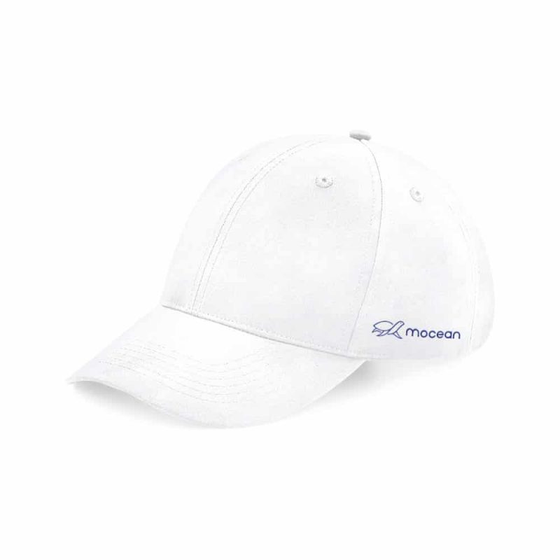 6-Panel Cap "Sea" in weiß