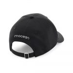 6-Panel Cap „Turtle“ Rückansicht in schwarz