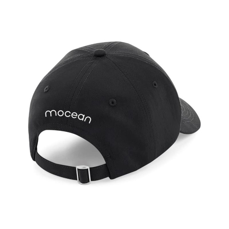 6-Panel Cap "Turtle" Rückansicht in schwarz