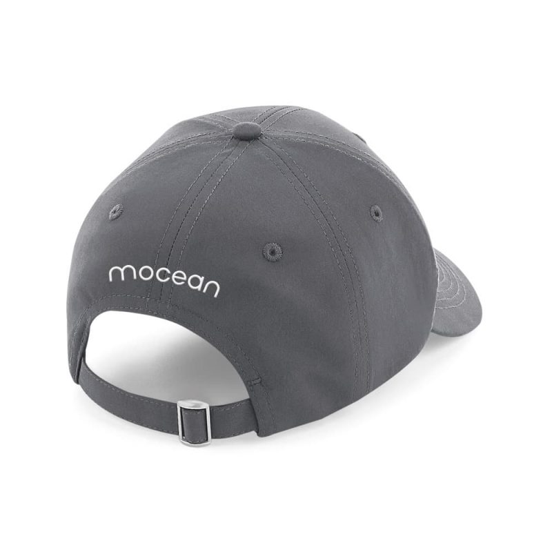 6-Panel Cap "Turtle" Rückansicht in grau