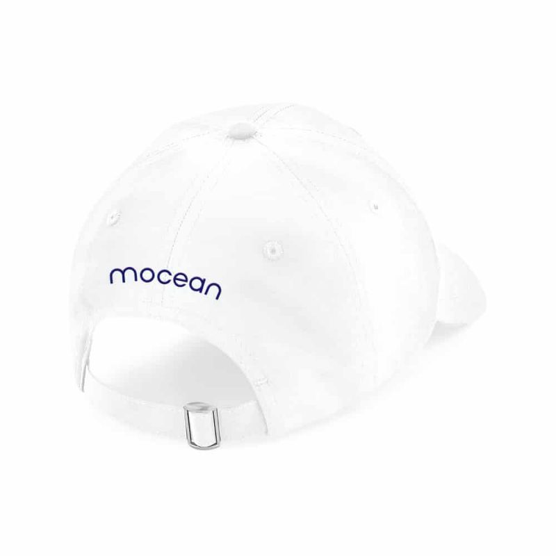 6-Panel Cap "Turtle" Rückansicht in weiß