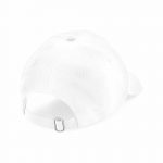 6-Panel Cap Rückansicht in weiß