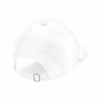 6-Panel Cap Rückansicht in weiß