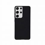 Kompostierbare Handyhülle Samsung S21 Ultra 5G in schwarz Rückansicht