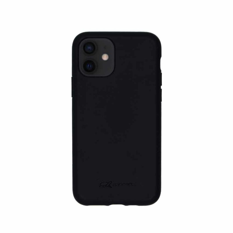 Kompostierbare Handyhülle iPhone 11 in schwarz Rückansicht