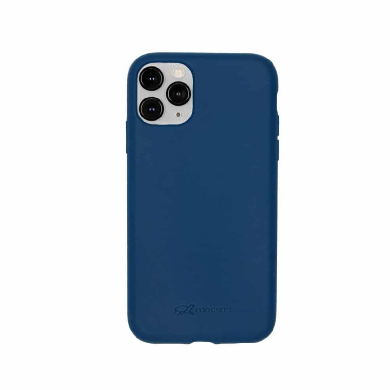 Kompostierbare Handyhülle iPhone 11 Pro in blau Rückansicht