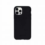 Kompostierbare Handyhülle iPhone 12 Pro Max in schwarz Rückansicht