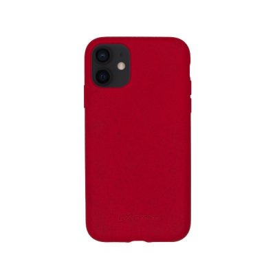 Kompostierbare Handyhülle iPhone 11 in rot Rückansicht