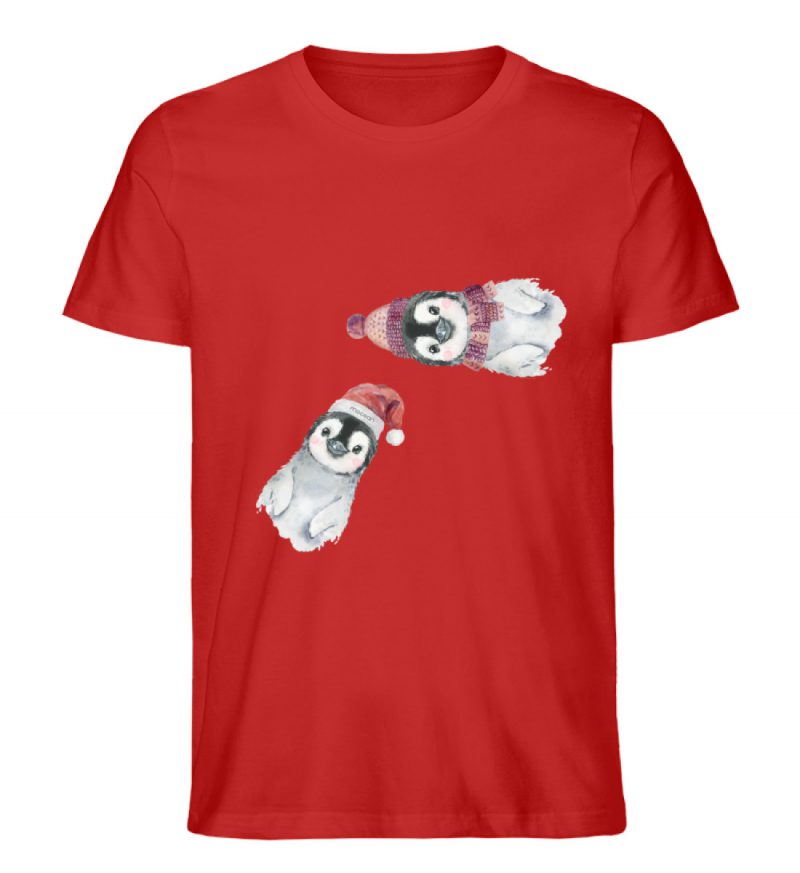 Winter Pinguine - Herren Premium Organic Shirt-4
