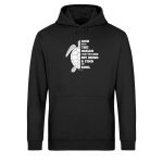 And into the Ocean – Light Unisex Bio Hoodie – black