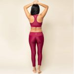 Activewear mocean 7/8 leggings recycelt burgundy