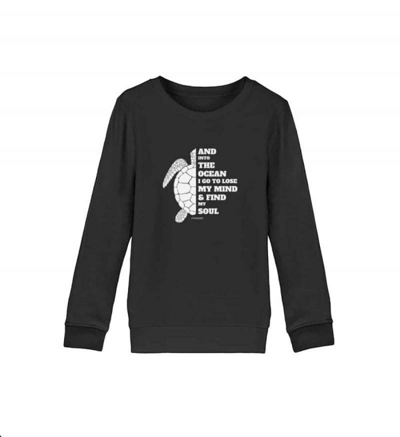 And into the ocean - Kinder Bio Sweater - black
