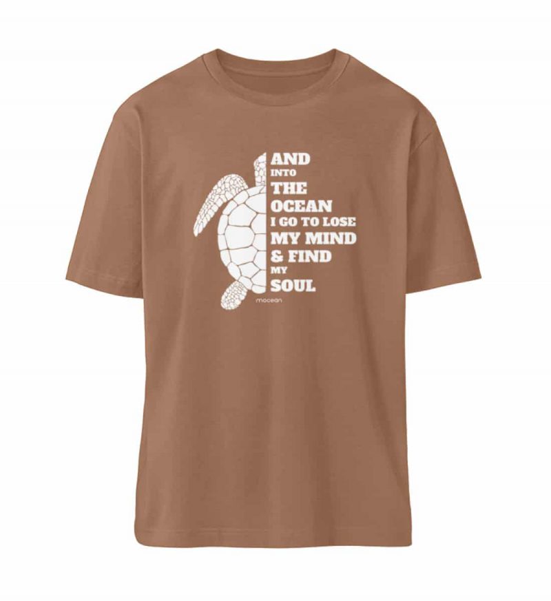 And into the Ocean - Relaxed Bio T-Shirt - caramel