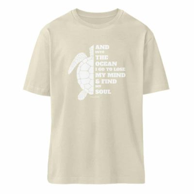 And into the Ocean - Relaxed Bio T-Shirt - natural raw