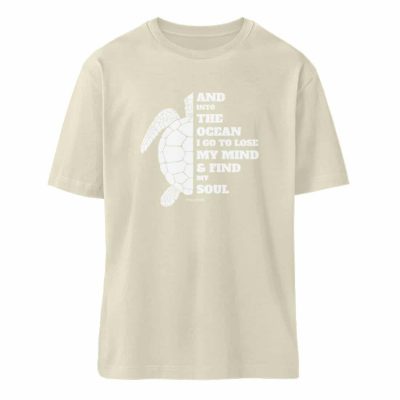 And into the Ocean - Relaxed Bio T-Shirt - natural raw