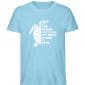 And into the Ocean - Unisex Bio T-Shirt - sky blue