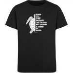 And into the Ocean – Kinder Organic T-Shirt – black