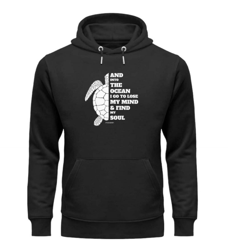 And into the Ocean - Premium Unisex Bio Hoodie - black