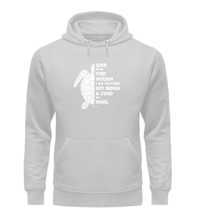 And into the Ocean - Premium Unisex Bio Hoodie - heather grey