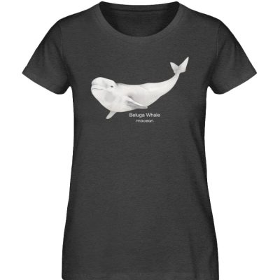 Beluga - Damen Premium Bio T-Shirt - dark heather grey