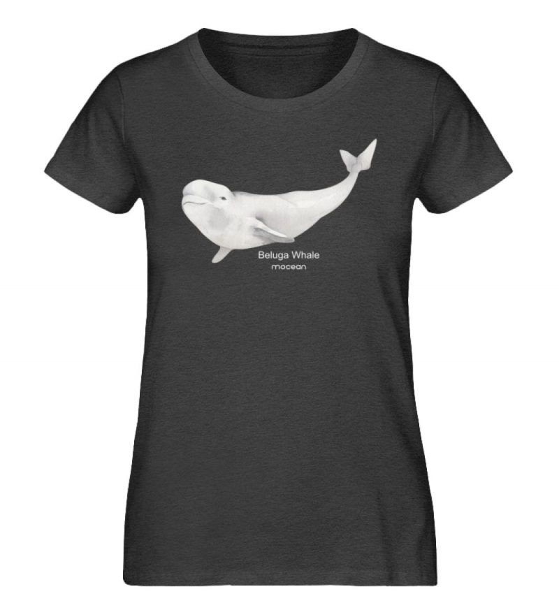 Beluga - Damen Premium Bio T-Shirt - dark heather grey