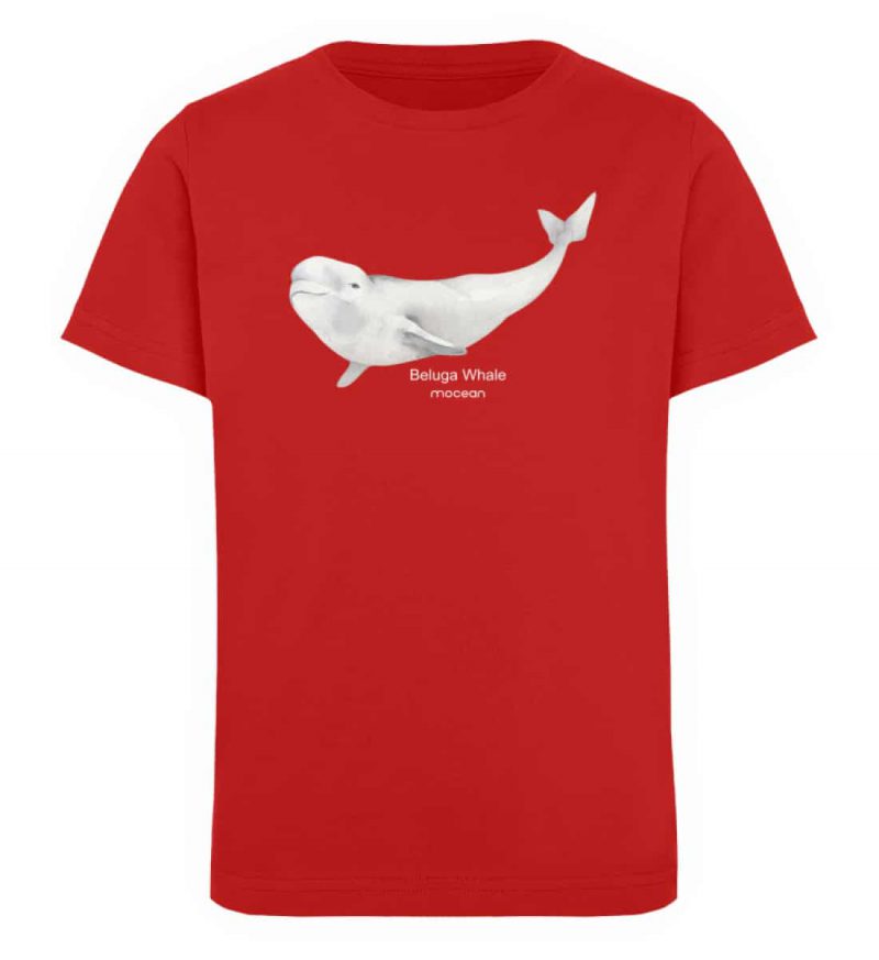 Beluga - Kinder Organic T-Shirt - red