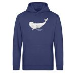 Beluga- Light Unisex Bio Hoodie – navy blue