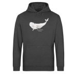 Beluga- Light Unisex Bio Hoodie – dark heathergrey