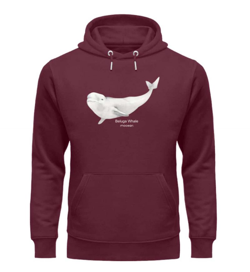 Beluga - Premium Unisex Bio Hoodie - burgundy