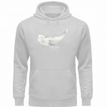 Beluga – Premium Unisex Bio Hoodie – heather grey