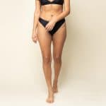 Bikini Hose black aus Econyl