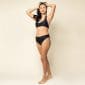 Econyl Bikini mit Neckholder Top black