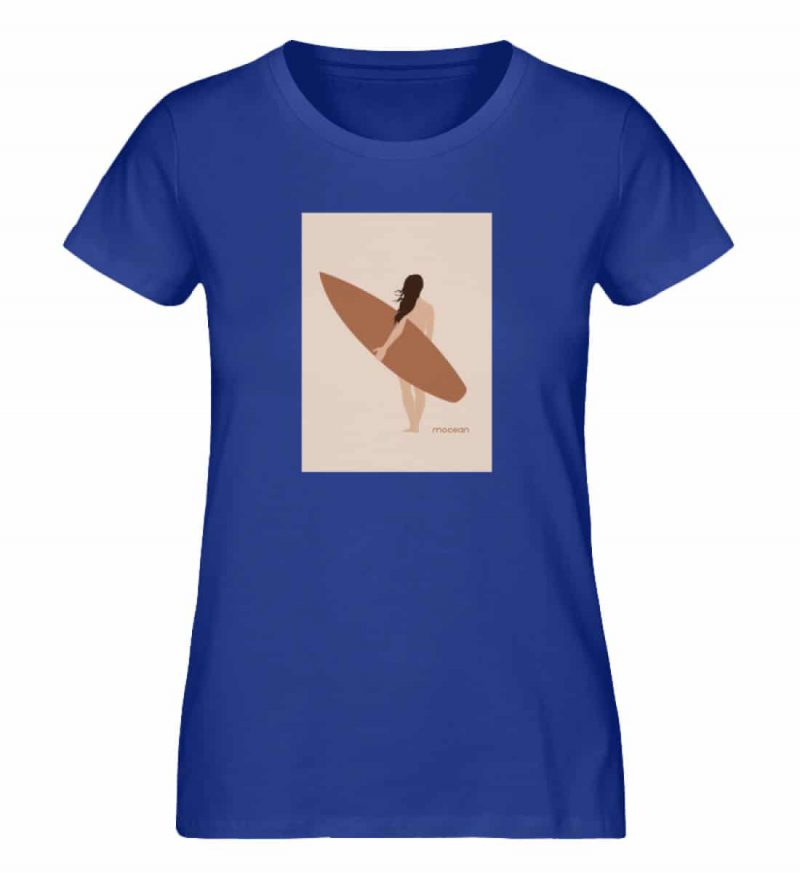 Boho Beachgirl - Damen Premium Bio T-Shirt - royalblue