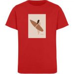 Boho Beachgirl – Kinder Organic T-Shirt – red