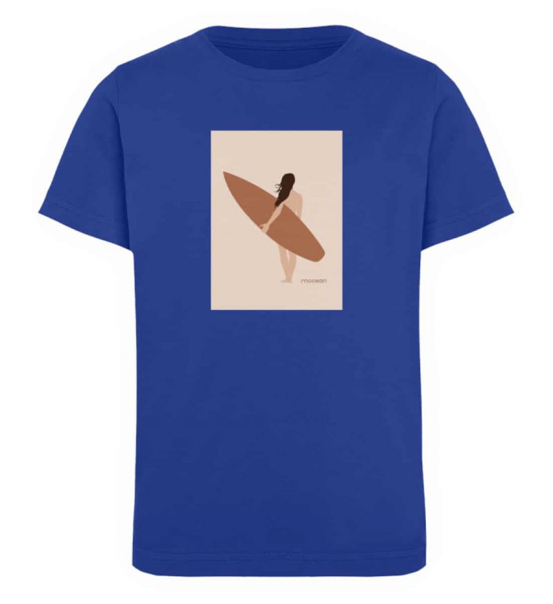 Boho Beachgirl - Kinder Organic T-Shirt - royal blue