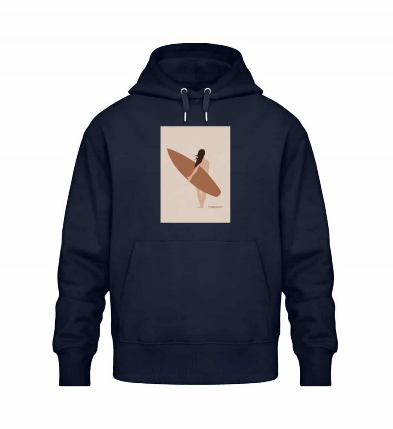 Boho Beachgirl - Relaxed Bio Hoodie - blue