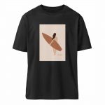 Boho Beachgirl – Relaxed Bio T-Shirt – black