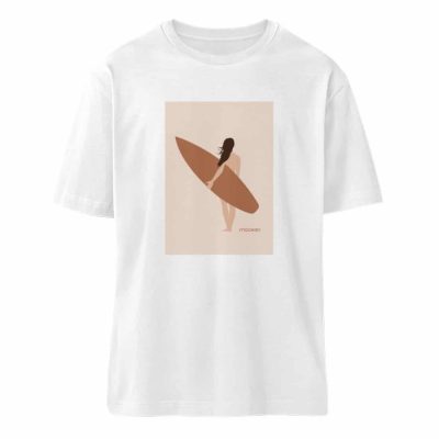 Boho Beachgirl - Relaxed Bio T-Shirt - white