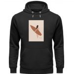 Boho Beachgirl – Premium Unisex Bio Hoodie – burgundy