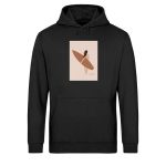 Boho Surfgirl – Light Unisex Bio Hoodie – black
