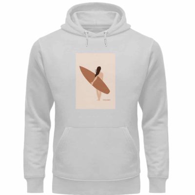 Boho Beachgirl - Premium Unisex Bio Hoodie - heathergrey