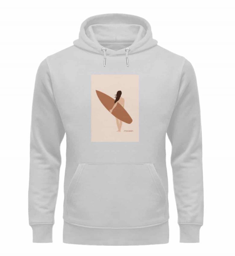 Boho Beachgirl - Premium Unisex Bio Hoodie - heathergrey