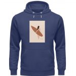 Boho Beachgirl – Premium Unisex Bio Hoodie – blue