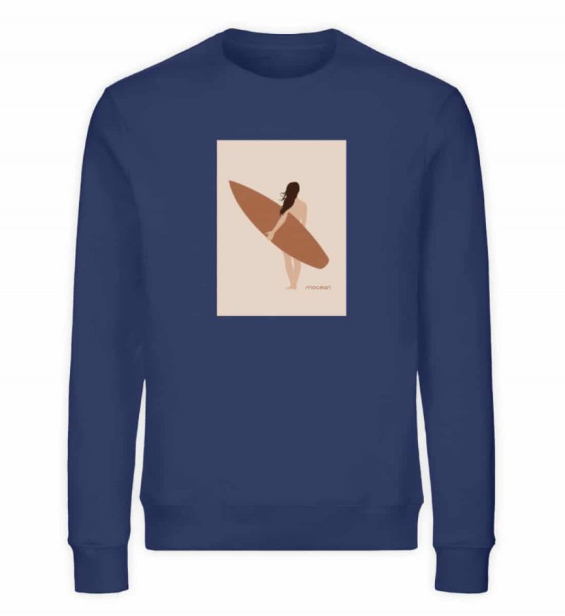 Boho Beachgirl - Unisex Bio Sweater - blau